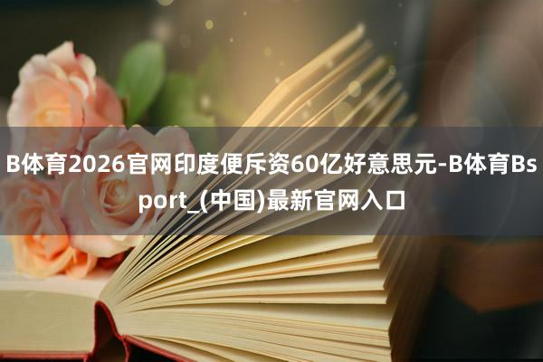 B体育2026官网印度便斥资60亿好意思元-B体育Bsport_(中国)最新官网入口