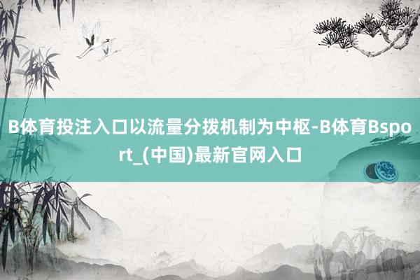 B体育投注入口以流量分拨机制为中枢-B体育Bsport_(中国)最新官网入口